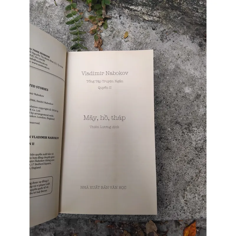 Mây hồ tháp tập truyện ngắn Vladimir Nabokov 1019237