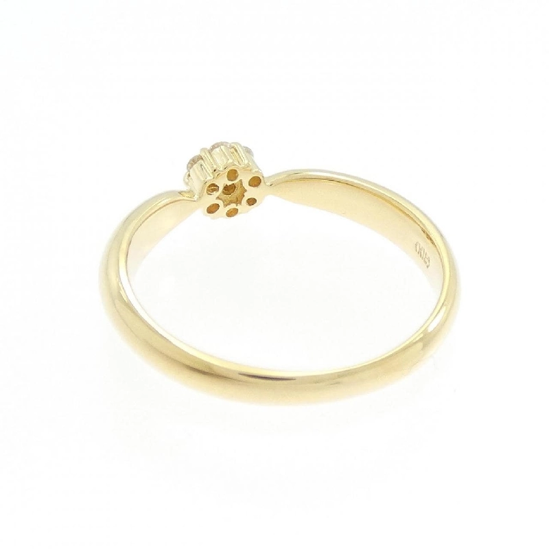 Nhẫn kim cương hoa K18YG 0.09CT - Hàng hiệu Authentic 849618