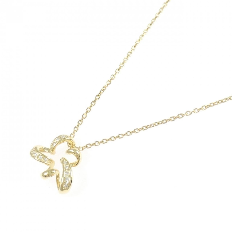 K18YG Dây chuyền kim cương 0.09CT - Hàng hiệu Authentic 857527