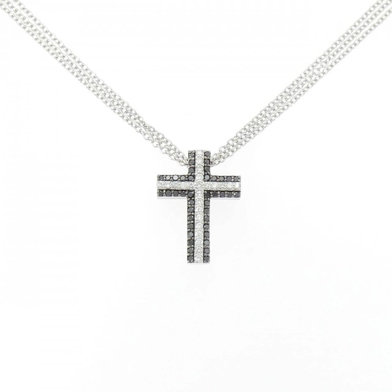 Ponte Vecchio Dây chuyền kim cương chéo 0.39CT - Hàng hiệu Authentic 841544