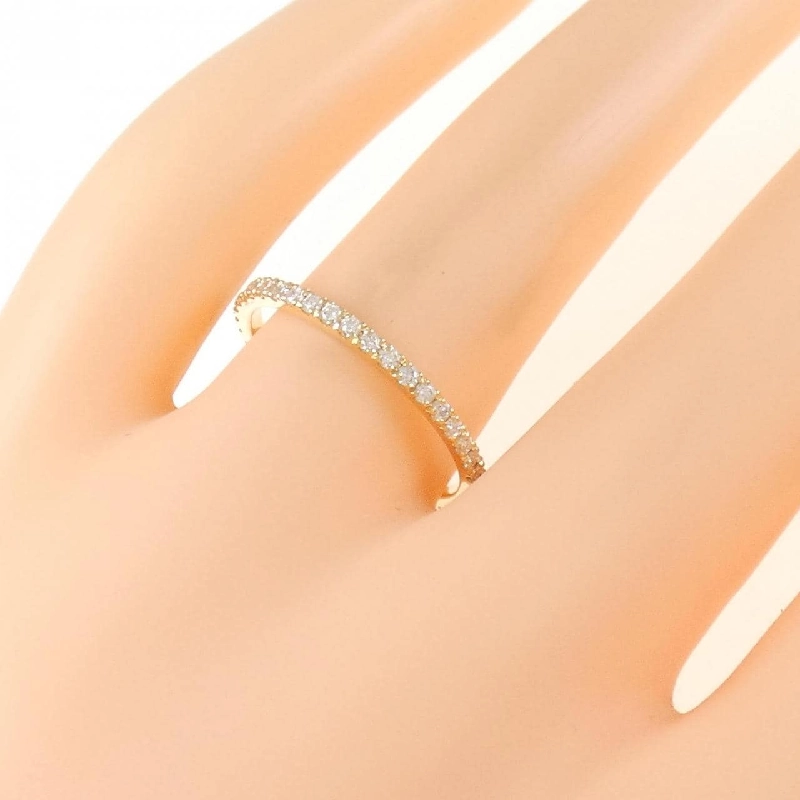 【Remake】Nhẫn kim cương vĩnh cửu K18YG 0.411CT 668293