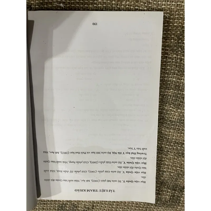 Mô học DÙNG CHO ĐỐI TƯỢNG CỬ NHÂN ĐIỀU DƯỠNG; khổ lớn  1029877