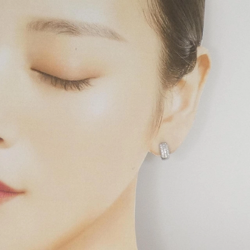 K18WG Bông tai kim cương Pavé 0.42CT - Hàng hiệu Chính hãng 867497