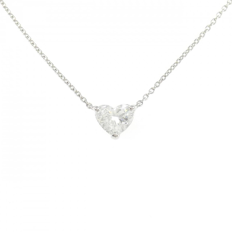 Dây chuyền kim cương PT900/PT850 0.769CT F VS1 hình trái tim - Hàng hiệu Authentic 879966