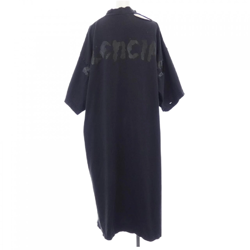 Áo thun Balenciaga PAINTED T-shirt Dress 777750 TRVT9 Đầm cắt - Hàng hiệu Chính hãng 811403