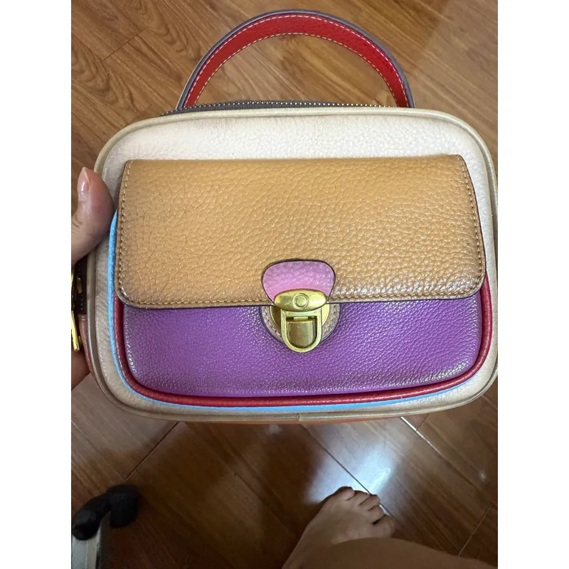 Túi da thật vintage nhiều màu 573626