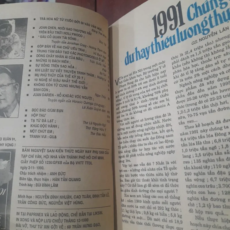 Bán nguyệt san KIẾN THỨC NGÀY NAY số 51 ngày 1.1.1991 762124