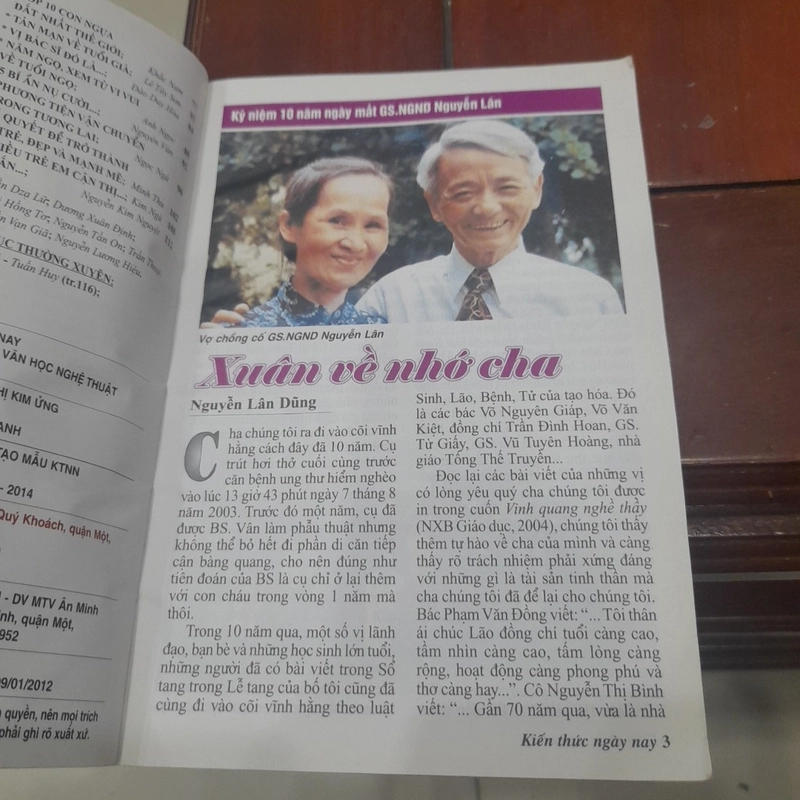 Tạp chí KIẾN THỨC NGÀY NAY số 845 ngày 01.02.2014 (SỐ TẤT NIÊN) 506198