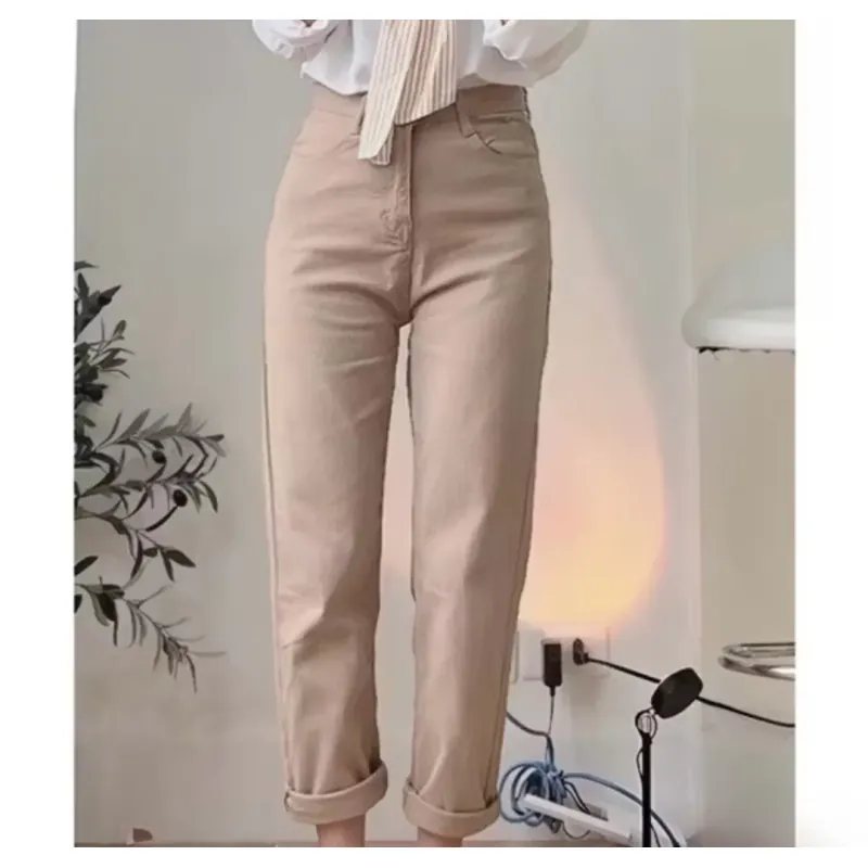 QUẦN BAGGY KAKI NỮ - MÀU BE - SIZE S 756449