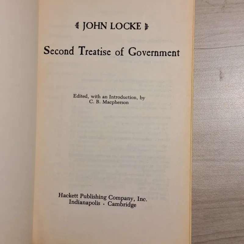 John Locke - Second Treatise of Government 1010139