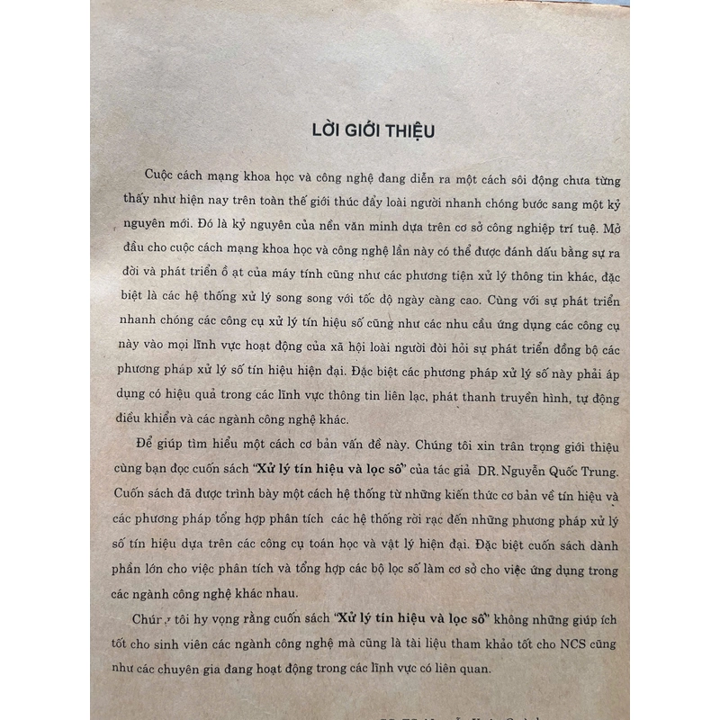 XỬ LÝ TÍN HIỆU VÀ LỌC SỐ(Full bộ 3 tập) 528674