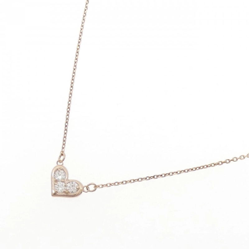 K10PG Dây chuyền kim cương hình trái tim 0.15CT - Hàng hiệu Chính hãng 859820