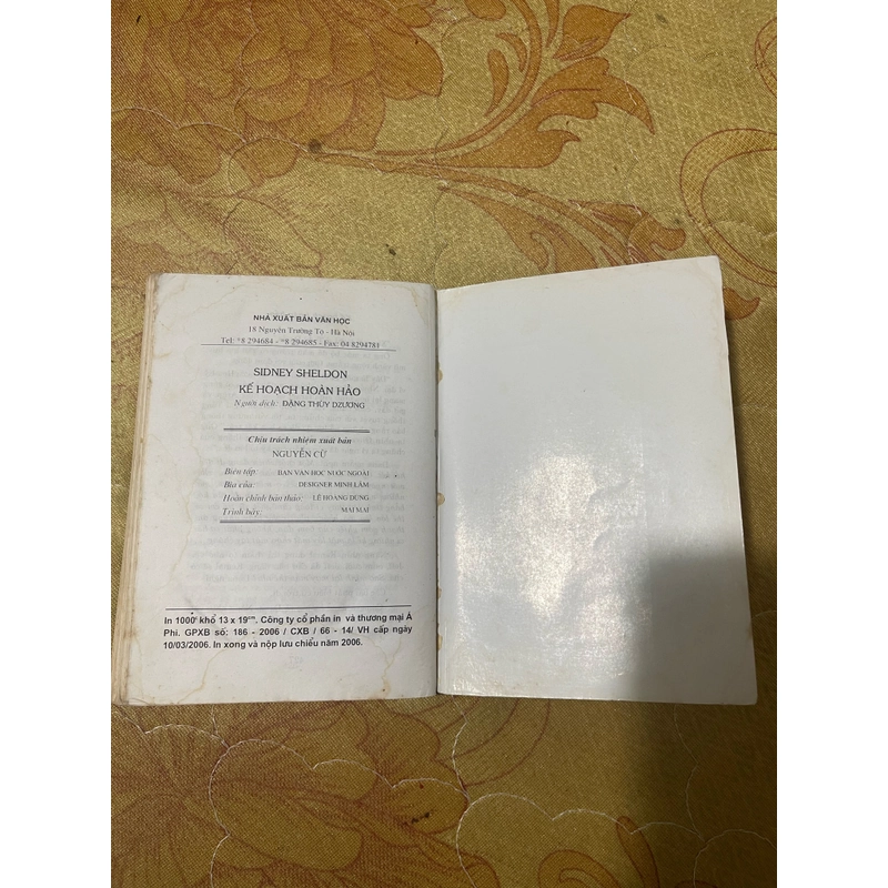 Kế hoạch hoàn hảo- Sidney Sheldon  470427
