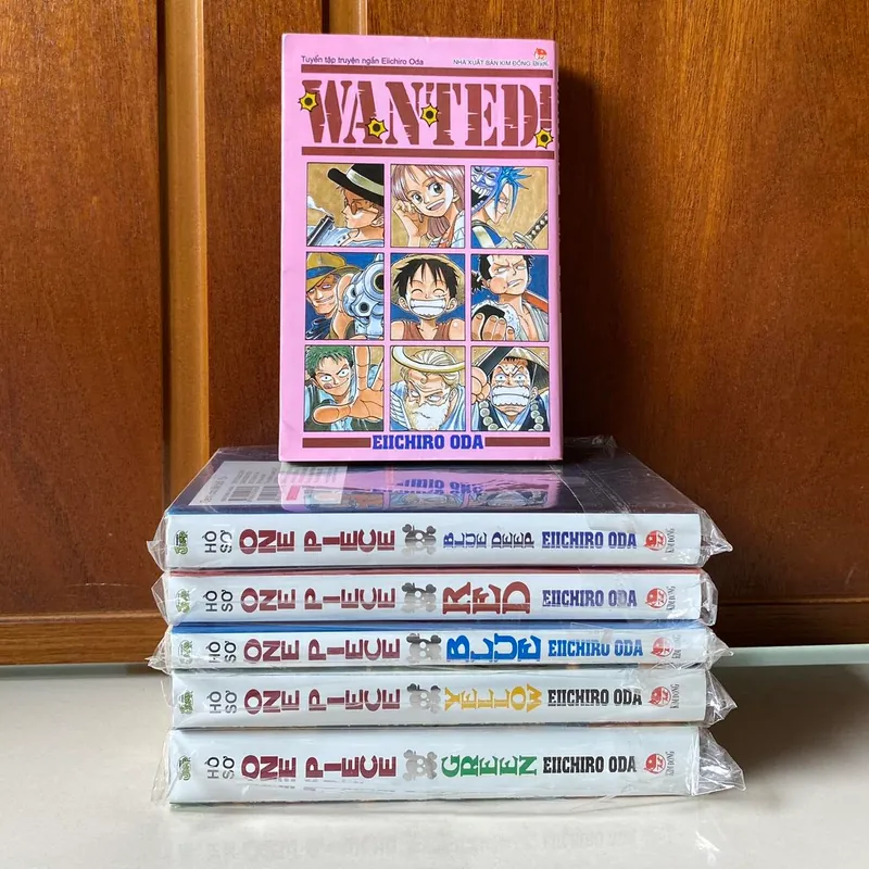 One Piece Red/ Blue/ Yellow/ Green/ Wanted [Eiichiro Oda] Combo 5 Tập [Truyện Tranh Manga] 1062372