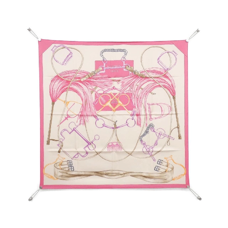 Khăn choàng Hermès PROJETS CARRES AU CRAYON 003533S 625353