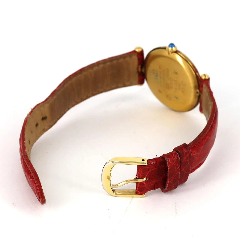 Cartier Must VLC LM GP W1001054 GP Quartz - Hàng hiệu Authentic 881682