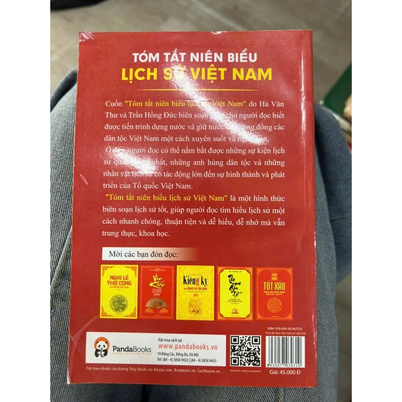 Tóm tắt niên biểu Lịch sử Việt Nam - NXB Văn hoá-Thông tin.8 336244