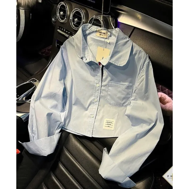 Áo sơmi nữ - màu xanh size S mới 755747