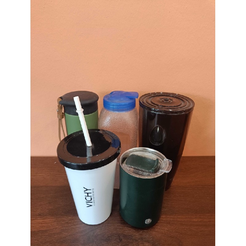 Bình nước Starbucks màu xanh rêu đậm khoảng 500ml 59993