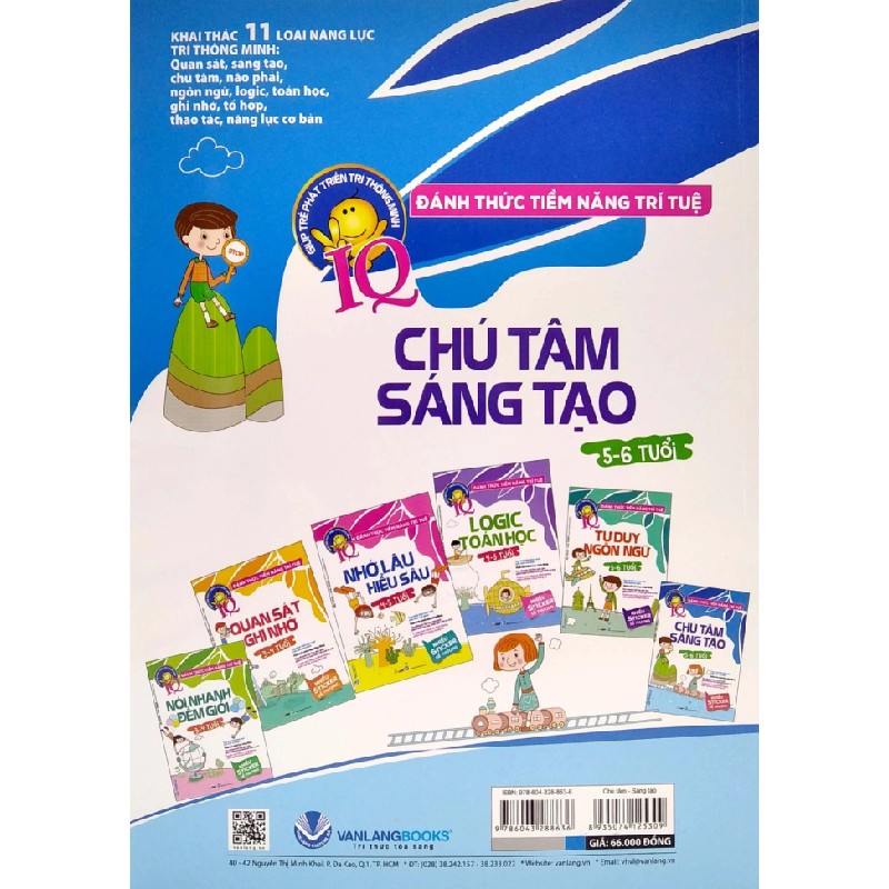 Đánh Thức Tiềm Năng Trí Tuệ - Chú Tâm Sáng Tạo (5-6 Tuổi) - Sư Đan, Hà Tinh 184262