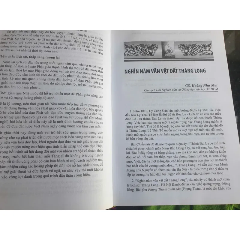 Văn học, Phật giáo với 1000 năm Thăng Long - Hà Nội sách nghiên cứu 689711