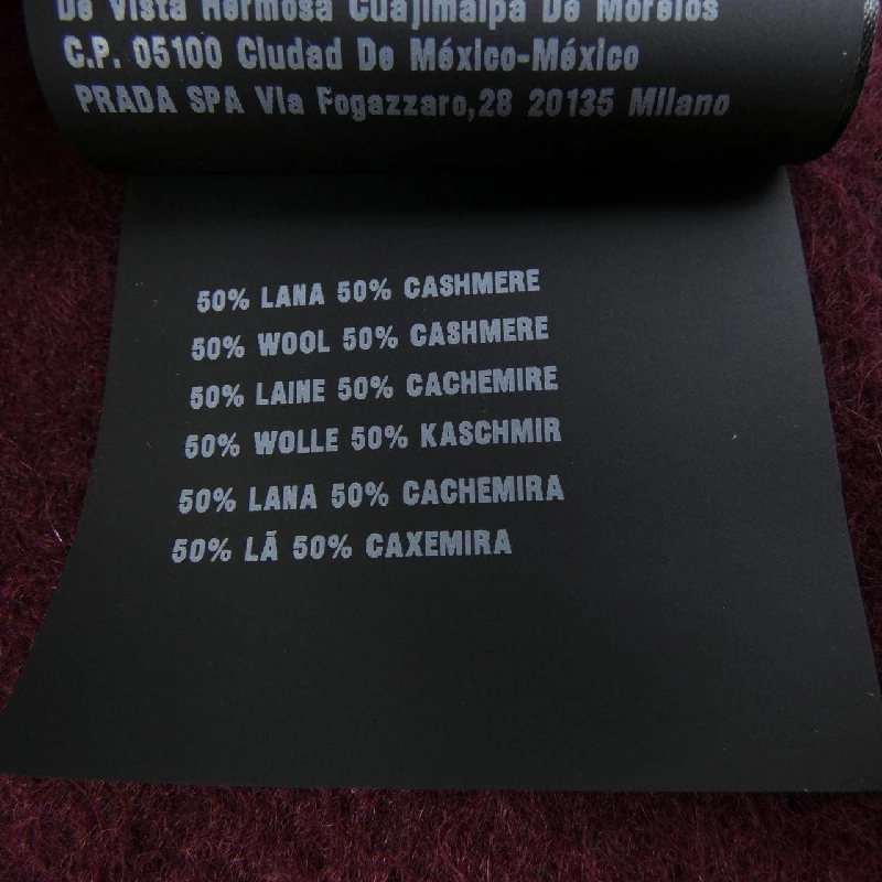 Khăn quàng cổ PRADA USC182 R192 163 - Hàng hiệu Chính hãng 836058