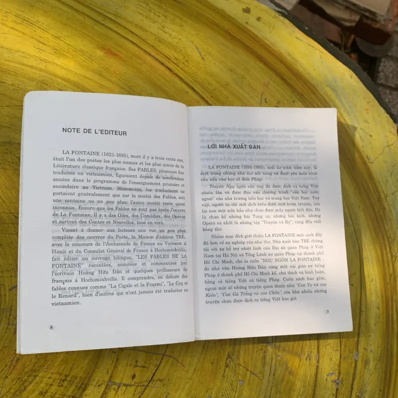  NGỤ NGÔN LA FONTAINE SONG NGỮ ANH VIỆT- HOÀNG HỮU ĐẢN 797246