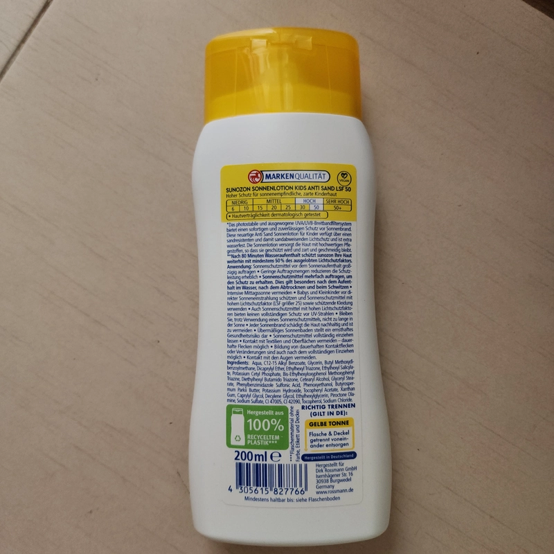 Kem chống nắng Rossmann 50 544493