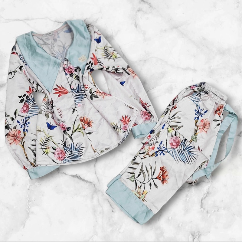 BỘ PIJAMA VẢI LỤA DÀI  136490