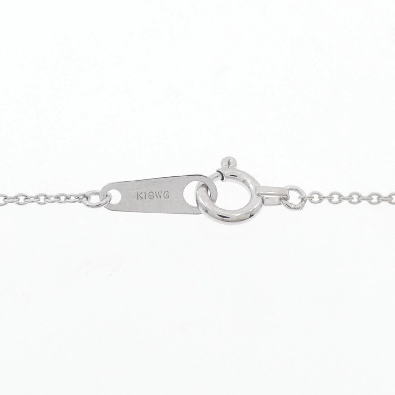 PT/K18WG Dây chuyền kim cương chéo 0.30CT - Hàng hiệu Authentic 860453