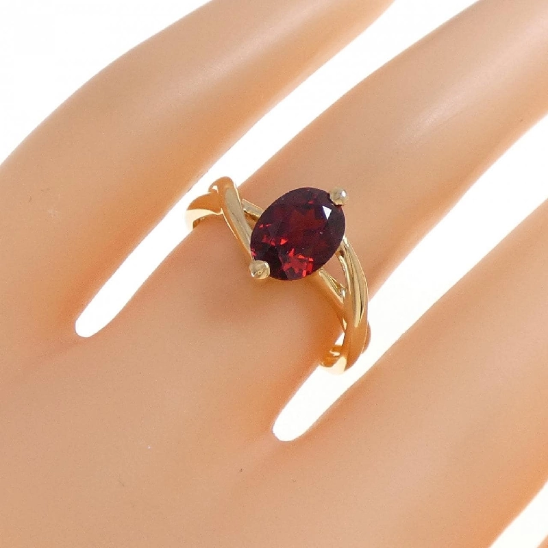 Nhẫn Garnet K18YG - Hàng hiệu Chính hãng 853611