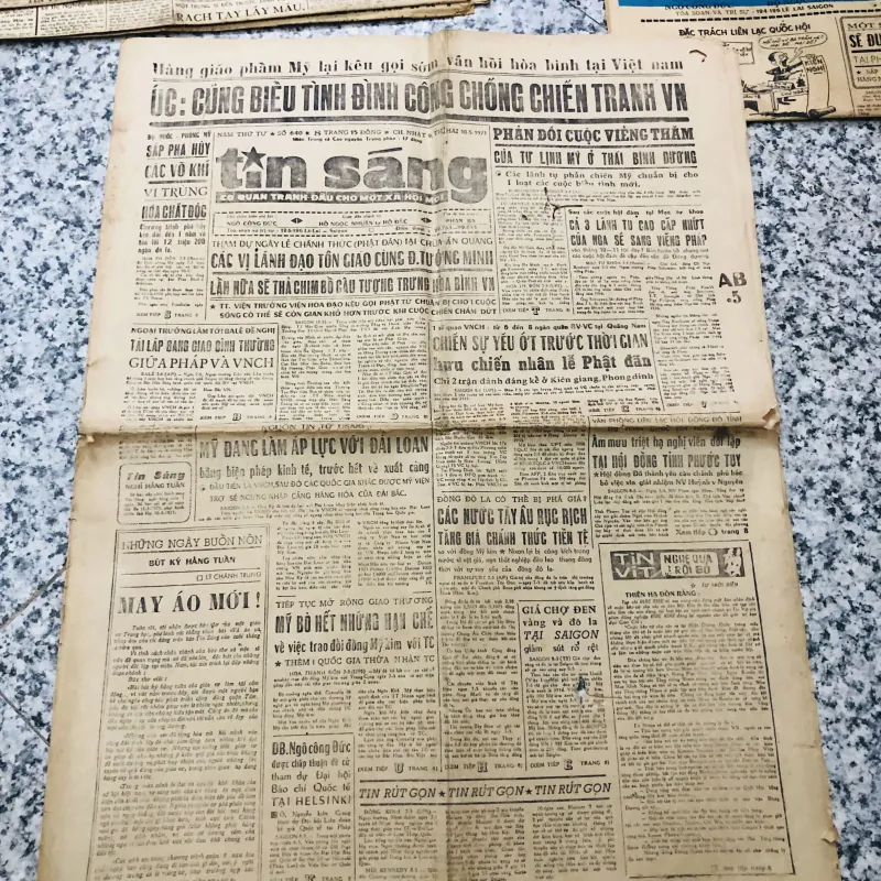 Bán hết lô báo xưa trước 1975 như video   994291