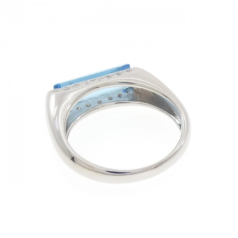Nhẫn Blue Topaz PT900 2.07CT 668468