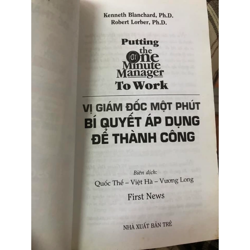 2 cuốn sách của Kenneth Blannchard 306382