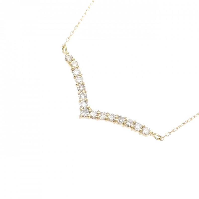 Dây chuyền kim cương K18YG 0.20CT - Hàng hiệu Chính hãng 862452