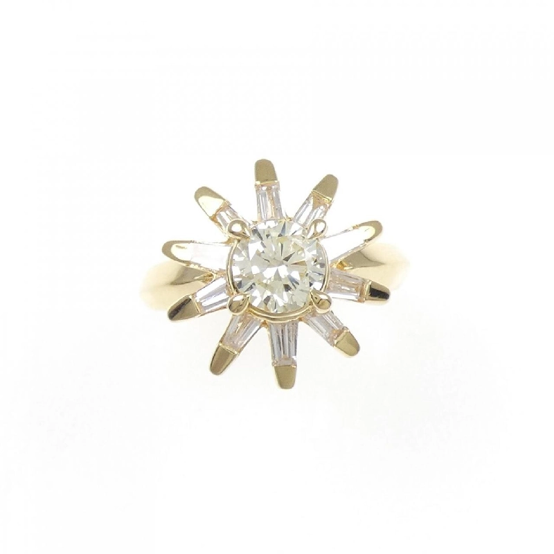 Nhẫn kim cương K18YG 0.678CT 670578