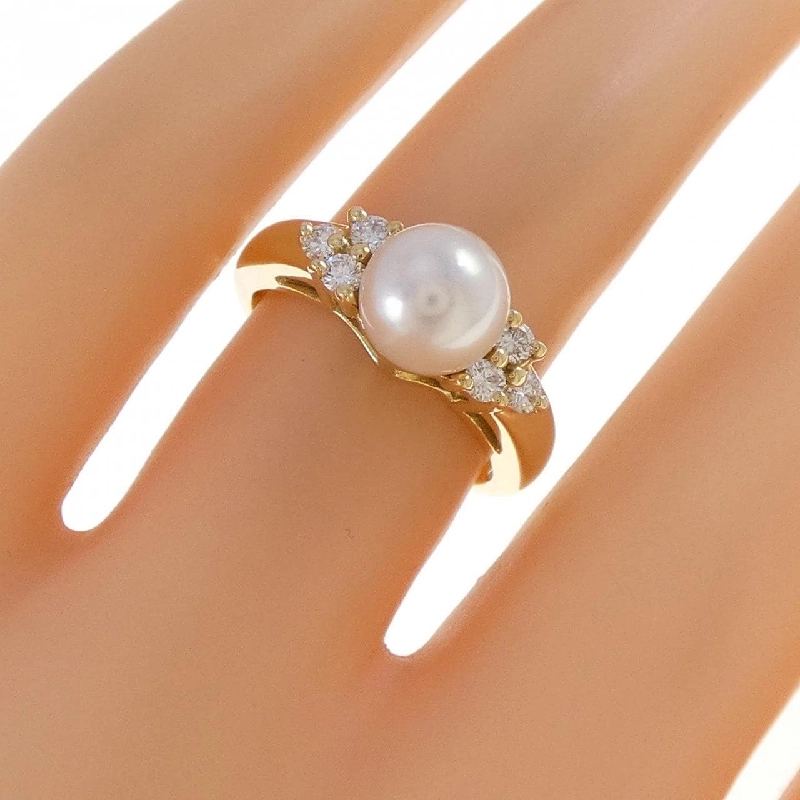 Nhẫn ngọc trai Akoya Tiffany 7.2mm - Hàng hiệu Authentic 839368