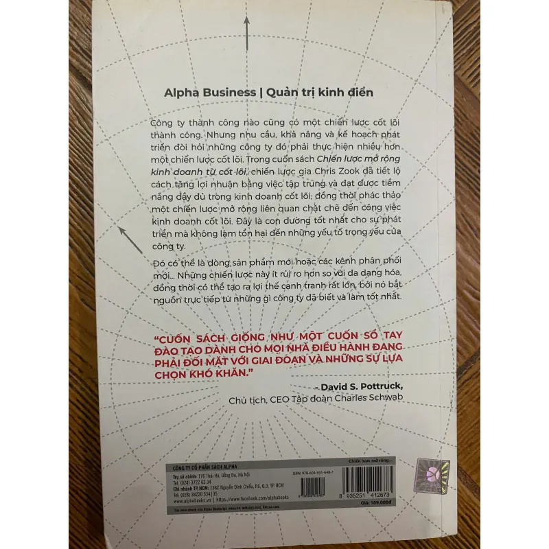 Chiến lược mở rộng kinh doanh từ cốt lõi (Tặng kèm Chinh Phục Cơn Hoảng Loạn) 601051