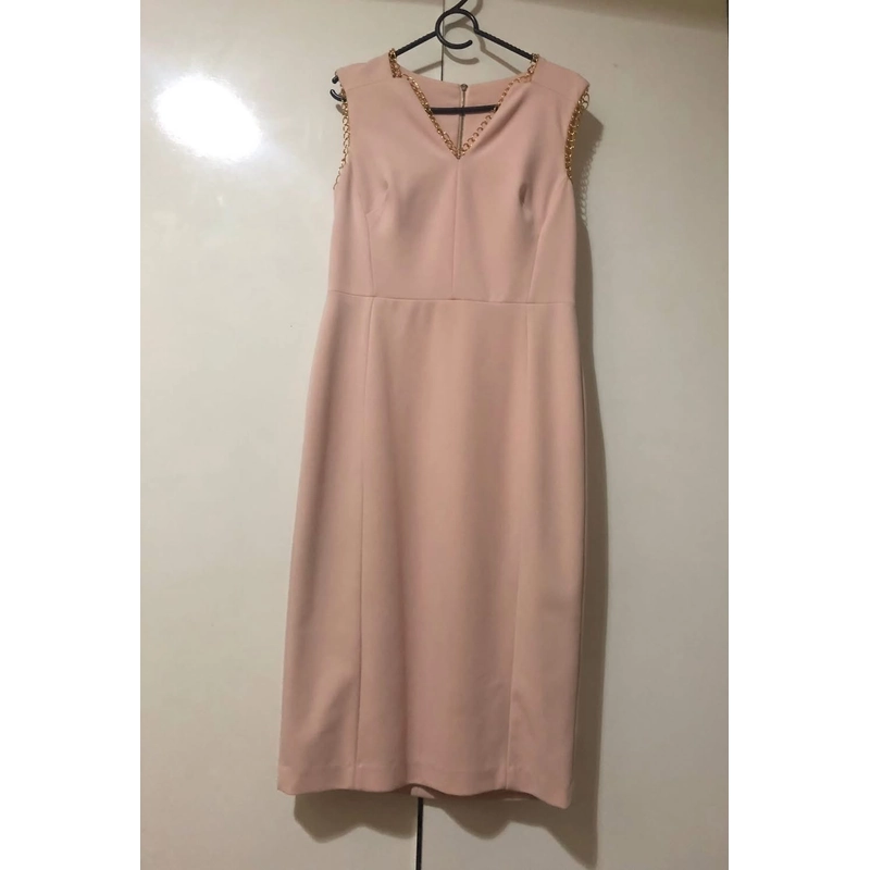 Đầm công sở Ck, size X, xl màu trắng đen 531352