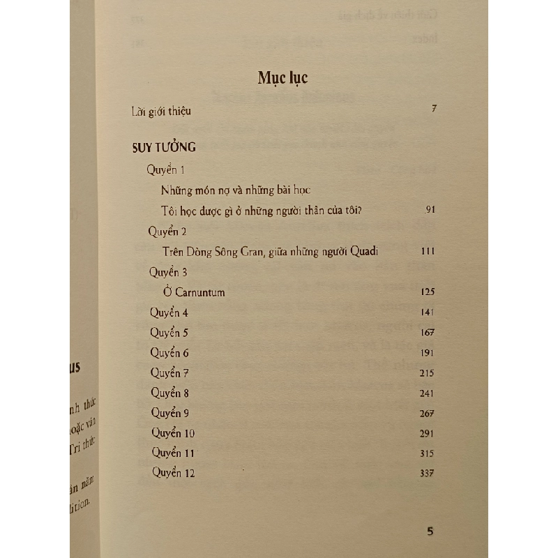 Suy tưởng - Marcus Aurelius Antoninus (Tiết Hùng Thái dịch) 460198