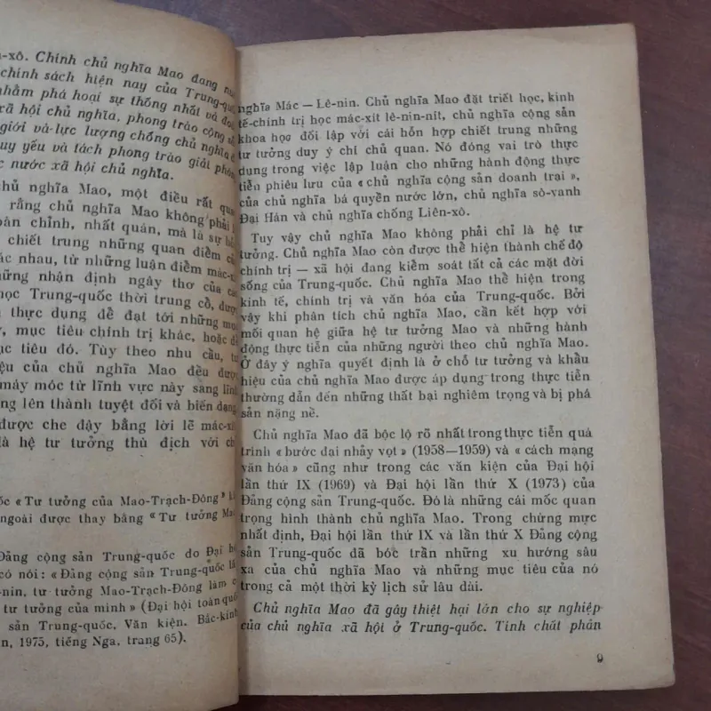 CHỦ NGHĨA MAO KẺ THÙ TƯ TƯỞNG VÀ CHÍNH TRỊ CỦA CHỦ NGHĨA MÁC - LÊNIN 736926