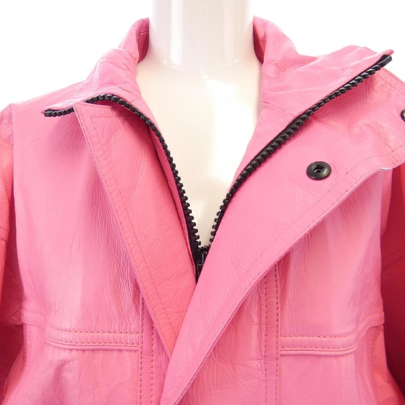 【Mã giảm giá】Áo khoác da BALENCIAGA 638785