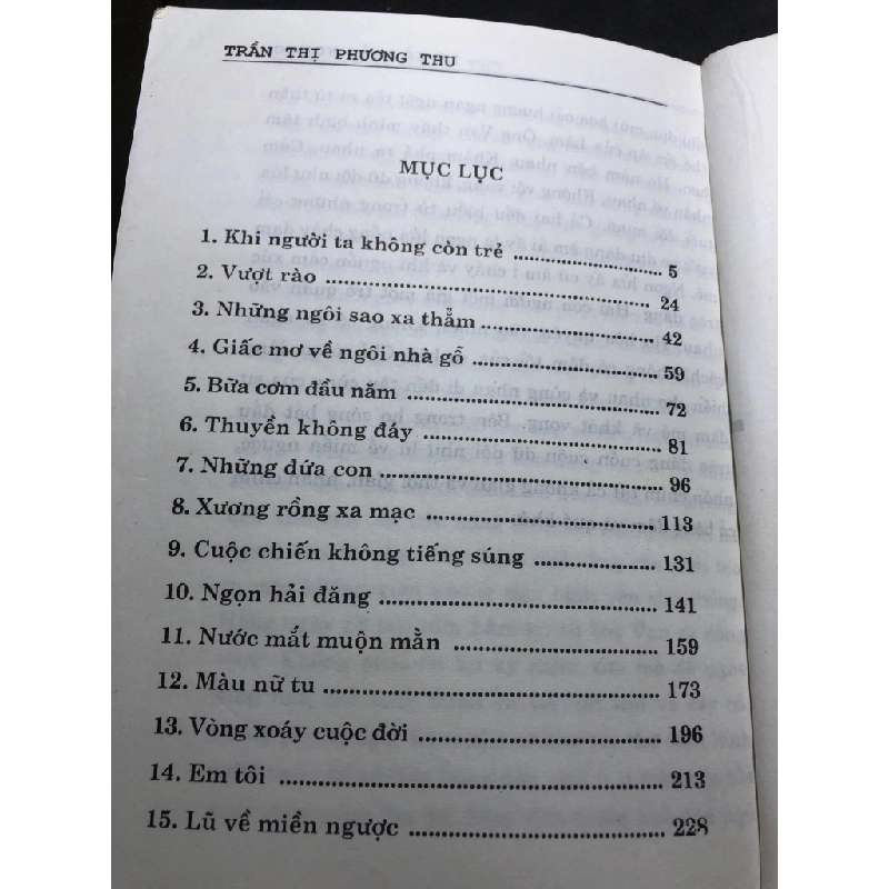 Lũ về miền ngược 2008 mới 70% ố bẩn nhẹ Trần Thị Phương Thu HPB0906 SÁCH VĂN HỌC 160951