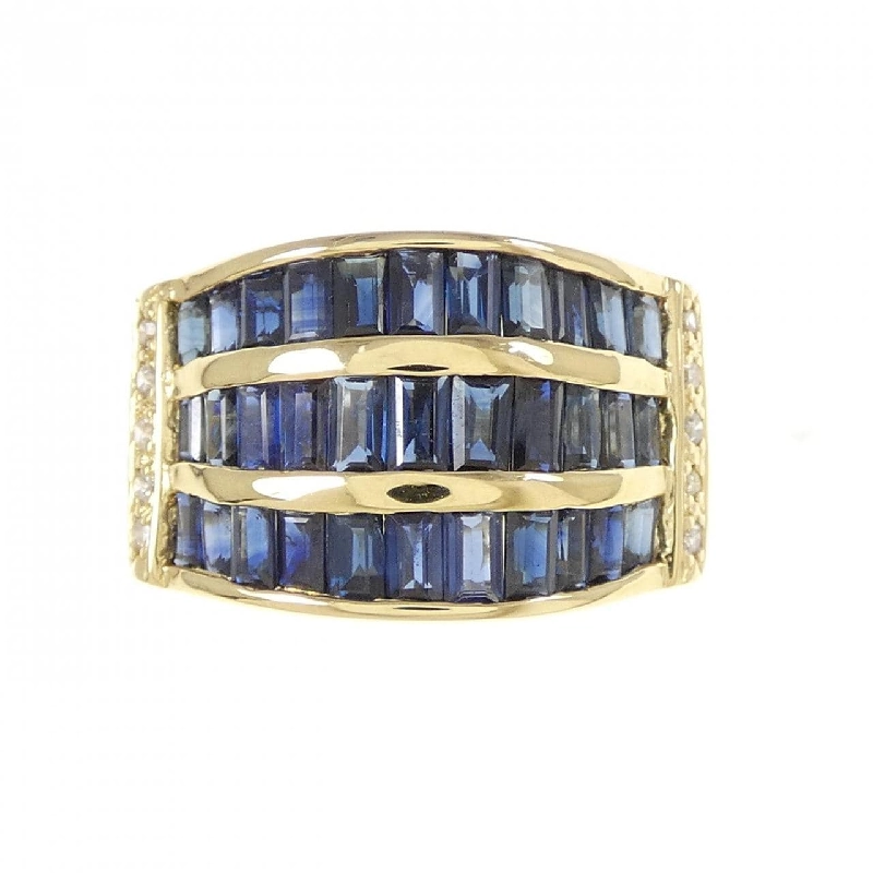 Nhẫn Sapphire K18YG 2.88CT - Hàng hiệu Chính hãng 850985