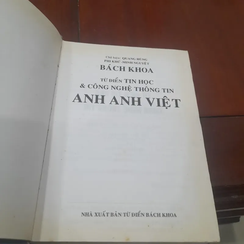 Từ điển TIN HỌC & CÔNG NGHỆ THÔNG TIN Anh-Anh-Việt 714629