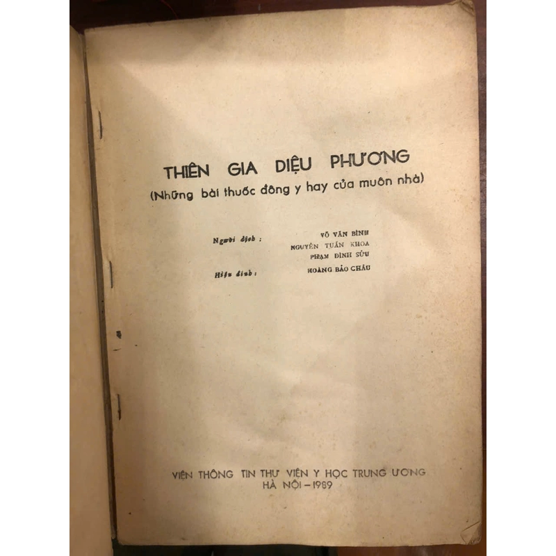 THIÊN GIA DIỆU PHƯƠNG NHỮNG BÀI THUỐC ĐÔNG Y HAY 469764