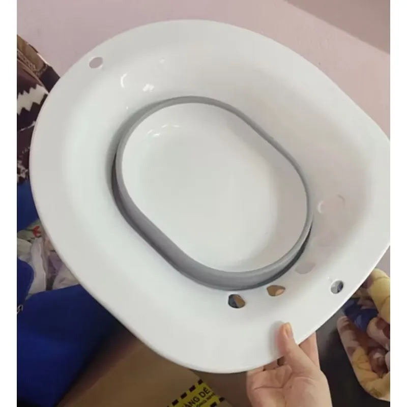 Chậu xông vùng kín gấp gọn loại to, chậu xông điều trị TRÍ hiệu quả 599864