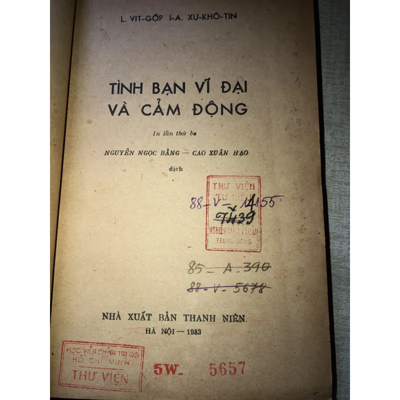 TÌNH BẠN VĨ ĐẠI VÀ CẢM ĐỘNG 970726