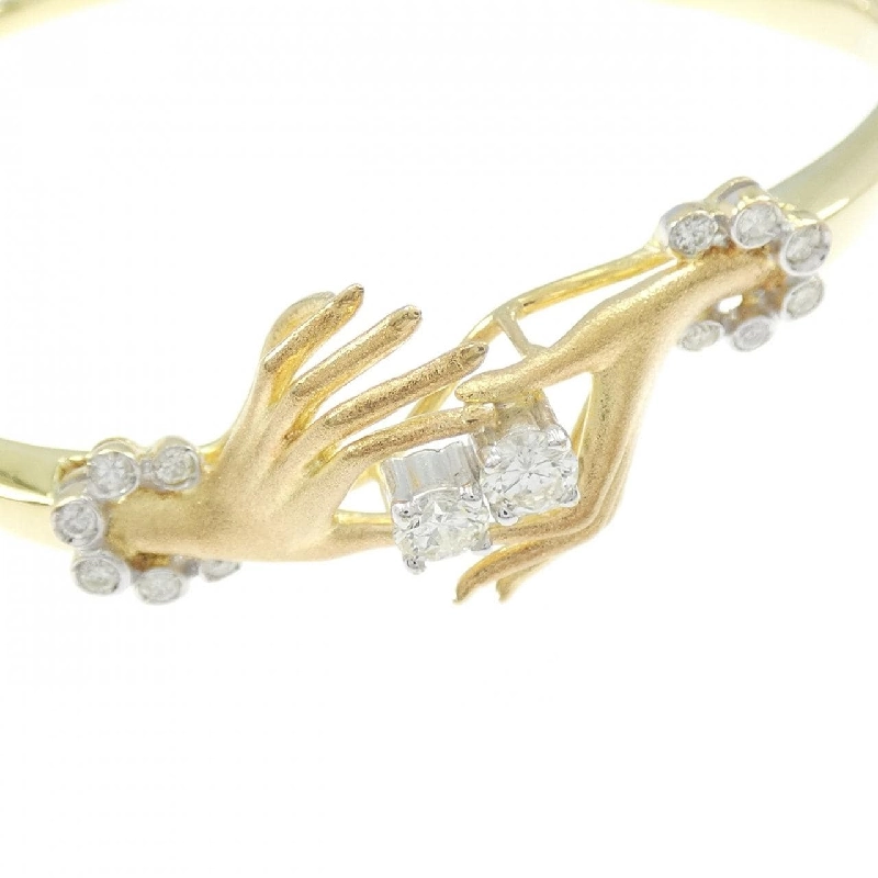 Bangle kim cương 750YG/750WG 0.33CT - Hàng hiệu Authentic 871023