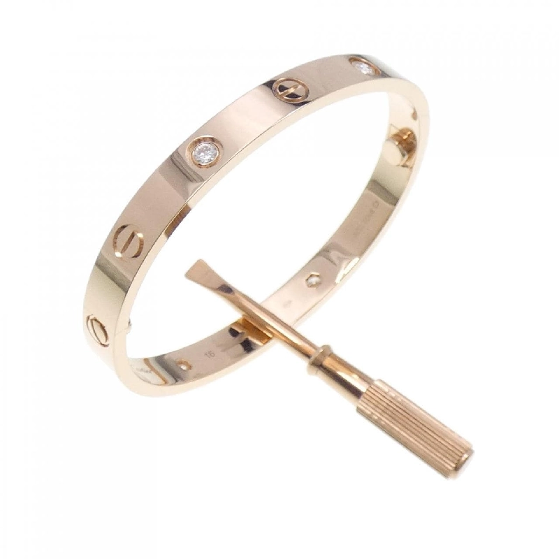 【Sản phẩm mới】Vòng tay Cartier Love Bracelet Half Diamond 4P 668539